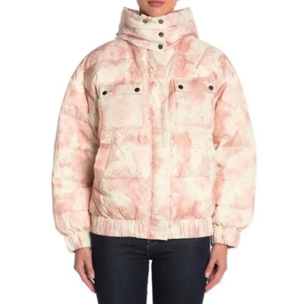 ATM Anthony Thomas Melillo 90% Down Puffer Jacket  Cream - size Small
